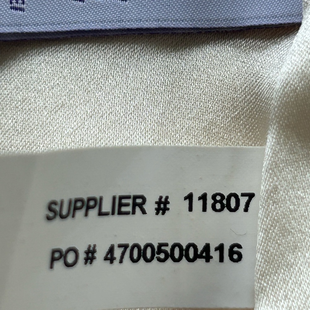 Ralph Lauren purple label Ivory Satin silk Jacket Sz 6 as is (stains ). Italy - Picture 9 of 12